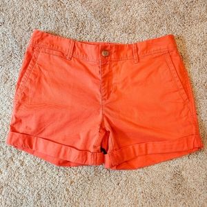 Banana Republic Orange Shorts Size 2